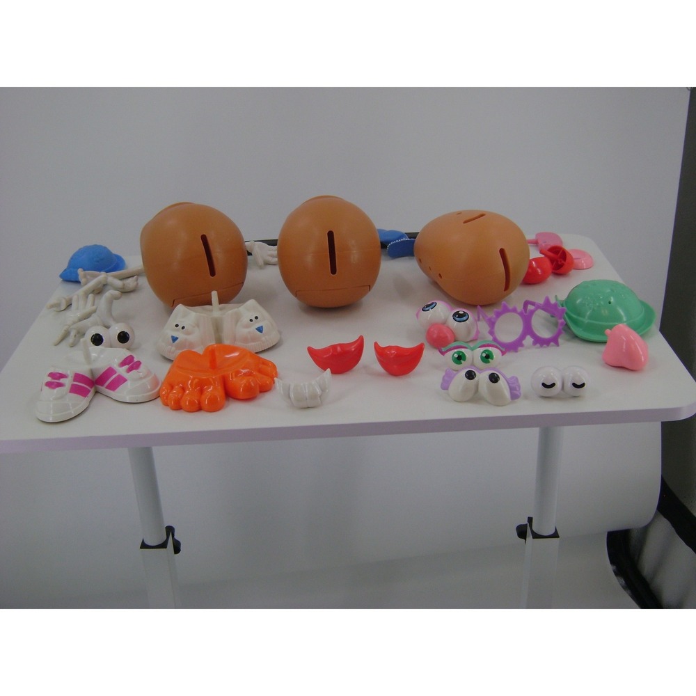 Vintage Playskool Mr Potato Head Lot 3 Bodies Accessories Eyes Hats Shoes Noses